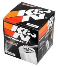 Cargar imagen en el visor de la galería, K&amp;N Oil Filter Powersports Canister Chrome