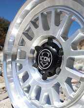 Load image into Gallery viewer, ICON Anza 17x8.5 / 6x5.5 / 25mm / 5.75in BS Silver Machined Wheel