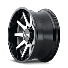 Cargar imagen en el visor de la galería, ION Type 143 18x9 / 6x135 BP / 0mm Offset / 87.1mm Hub Black/Machined Wheel