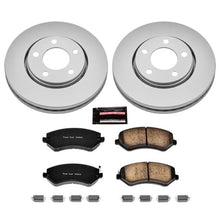 Cargar imagen en el visor de la galería, Power Stop 03-07 Chrysler Town &amp; Country Front Z17 Evolution Geomet Coated Brake Kit