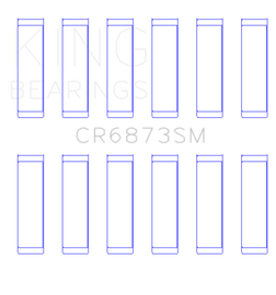 King Engine Bearings Toyota 2Gr-Fe/3Gr-Fe (Size +0.25mm) Connecting Rod Bearing Set
