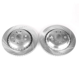 Power Stop 07-17 Lexus LS460 Rear Evolution Drilled & Slotted Rotors - Pair