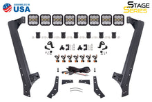 Cargar imagen en el visor de la galería, Diode Dynamics Jeep JK SS5 Pro CrossLink Windshield - Yellow Combo Lightbar Kit