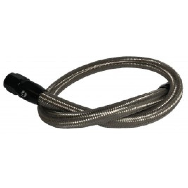 Fleece Performance 98.5-18 Dodge Cummins 34.5in Common Rail/VP44 Coolant Bypass Hose (SS-Braided)