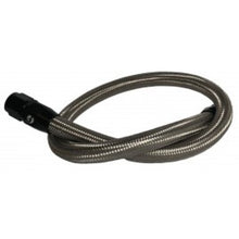 Load image into Gallery viewer, Fleece Performance 98.5-18 Dodge Cummins 34.5in Common Rail/VP44 Coolant Bypass Hose (SS-Braided)