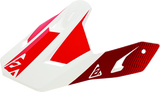 Answer AR1 V2 Bold Visor - Red/White