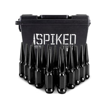 Cargar imagen en el visor de la galería, Mishimoto Steel Spiked Lug Nuts M12x1.5 20pc Set - Black