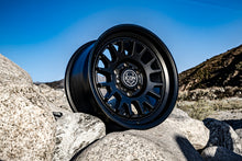 Cargar imagen en el visor de la galería, ICON Anza 17x8.5 6x5.5 25mm Offset 5.75in BS 95.1mm Hub Bore Satin Black Wheel