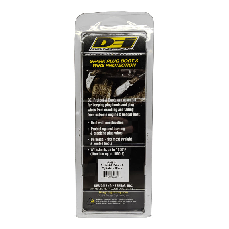 DEI Protect-A-Wire 2 Cylinder - Black