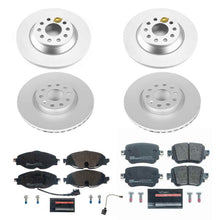 Cargar imagen en el visor de la galería, Power Stop 17-18 Volkswagen Golf Front &amp; Rear Euro-Stop Brake Kit