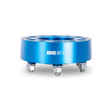 Cargar imagen en el visor de la galería, Mishimoto Borne Off-Road Wheel Spacers - 6x139.7 - 93.1 - 35mm - M12 - Blue