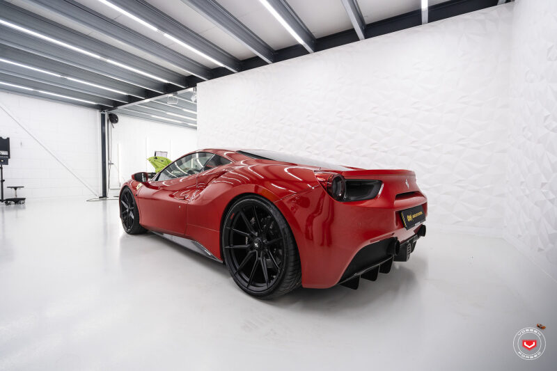 Vossen x Novitec NF10 22x12 / 5x114.3 / ET33 - Gloss Black Wheel - (Ferrari 488/F8 - Rear)