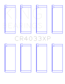 King Engine Bearings Honda F20C/F22C / 97-01 H22A4 (Size .025) Rod Bearing Set