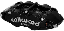 Cargar imagen en el visor de la galería, Wilwood Caliper-Forged Narrow Superlite 6R-L/H 1.75/1.25in/1.25in Pistons 1.25in Rotor - Black