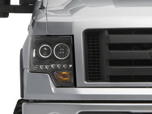 Cargar imagen en el visor de la galería, Raxiom 09-14 Ford F-150 G2 Super White LED Halo Projector Headlights- Black Housing- Clear Lens