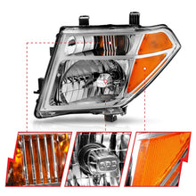 Load image into Gallery viewer, ANZO 2005-2008 Nissan Pathfinder Crystal Headlight Chrome Amber (OE Replacement)