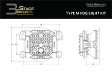 Cargar imagen en el visor de la galería, Diode Dynamics SS3 Sport Type M Kit ABL - White SAE Fog