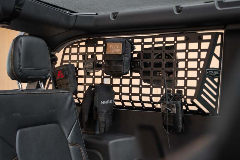 DV8 Offroad 21-24 Ford Bronco 2-Door Rear Window Pocket Molle Panels