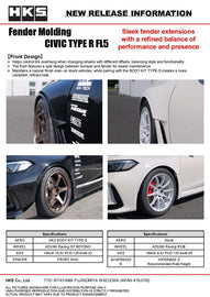 HKS Fender Molding FL5