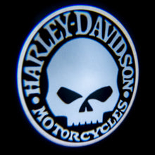 Load image into Gallery viewer, Oracle Door LED Projectors - Harley-Davidson Skull - Harley-Davidson Skull