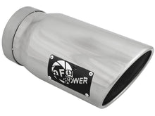 Cargar imagen en el visor de la galería, aFe Diesel Exhaust Tip Bolt On Polished 5in Inlet x 6in Outlet x 12in Long