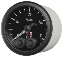 Cargar imagen en el visor de la galería, Autometer Stack 52mm 0-280 Ohm Programmable Pro-Control Fuel Level Gauge - Black