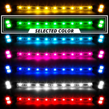 Cargar imagen en el visor de la galería, XK Glow Black - Motorcycle Highway Bar Switchback Driving Lights DRL Turnsignal