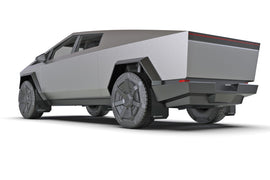 Rally Armor 24-25 Tesla Cybertruck Black UR Mud Flap Silver Logo