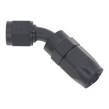 Cargar imagen en el visor de la galería, DeatschWerks 6AN Female Swivel 45-Degree Hose End CPE - Anodized Matte Black