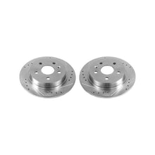 Cargar imagen en el visor de la galería, Power Stop 12-16 Buick LaCrosse Rear Evolution Drilled &amp; Slotted Rotors - Pair