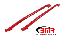 Cargar imagen en el visor de la galería, BMR 79-04 Fox Mustang Hardtop Only Weld-On Boxed STD. Subframe Connectors - Red