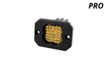 Cargar imagen en el visor de la galería, Diode Dynamics Stage Series C1 LED Pod Pro - Yellow Flood Flush ABL Each