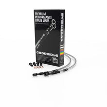 Cargar imagen en el visor de la galería, Goodridge 11-14 Harley-Davidson FLSTC Heritage CL (w/ABS) Black Front Brake Line w/Clear Fitting