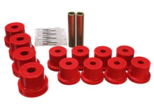 Cargar imagen en el visor de la galería, Energy Suspension 67-69 Chevrolet Corvette Red Rear Leaf Spring Bushing Set