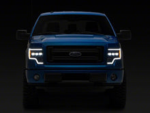 Cargar imagen en el visor de la galería, Raxiom 09-14 Ford F-150 CXR Series LED Projector Headlights- Black Housing- Clear Lens
