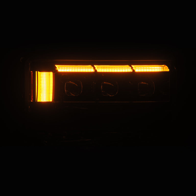 AlphaRex 24-26 Toyota LC250 NOVA LED Proj Headlight Alpha Blk  w/Activ Light/Seq Signal/Switchback