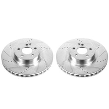 Cargar imagen en el visor de la galería, Power Stop 07-08 Mercedes-Benz CL550 Front Evolution Drilled &amp; Slotted Rotors - Pair