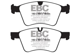 EBC 08-10 Mercedes-Benz GL320 3.0 TD (373mm Front Rotors) Redstuff Front Brake Pads