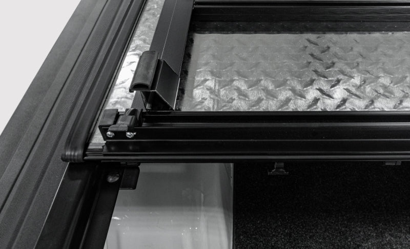 Access 02-18 Ram 1500/03-18 Ram 2500/3500 6ft 4in Bed LOMAX Tri-Fold Cover - Urethane Diamond Plate