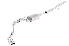 Cargar imagen en el visor de la galería, Borla 14 Silv/Sierra 1500 EC Std/CC Short 143.5in WB S-Type Dual Rolled Side Exit Cat-Back Exhaust