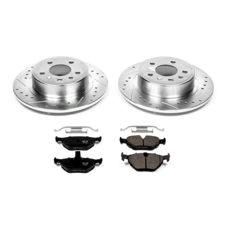 Power Stop 99-10 Saab 9-5 Rear Z23 Evolution Sport Brake Kit