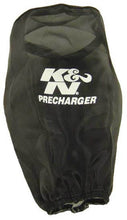Cargar imagen en el visor de la galería, K&amp;N PreCharger Air Filter Wrap Round Straight Black 3.625in ID x 9in H