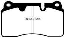 Cargar imagen en el visor de la galería, EBC 06-09 Volkswagen Touareg 3.6 (2 pin holes at top of backplate) Ultimax2 Front Brake Pads