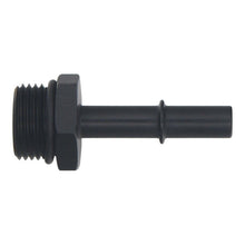 Cargar imagen en el visor de la galería, DeatschWerks 10AN ORB Male to 3/8in Male EFI Quick Connect Adapter - Anodized Matte Black