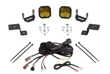 Cargar imagen en el visor de la galería, Diode Dynamics 21-22 Ford F-150 SS3 Stage Series Backlit Ditch Light Kit - Yellow Pro Combo