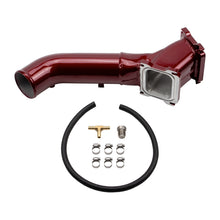 Cargar imagen en el visor de la galería, Wehrli 01-04 Chevrolet Duramax LB7 S300/S400 Single Turbo 3in Y-Bridge Kit - Gloss Black