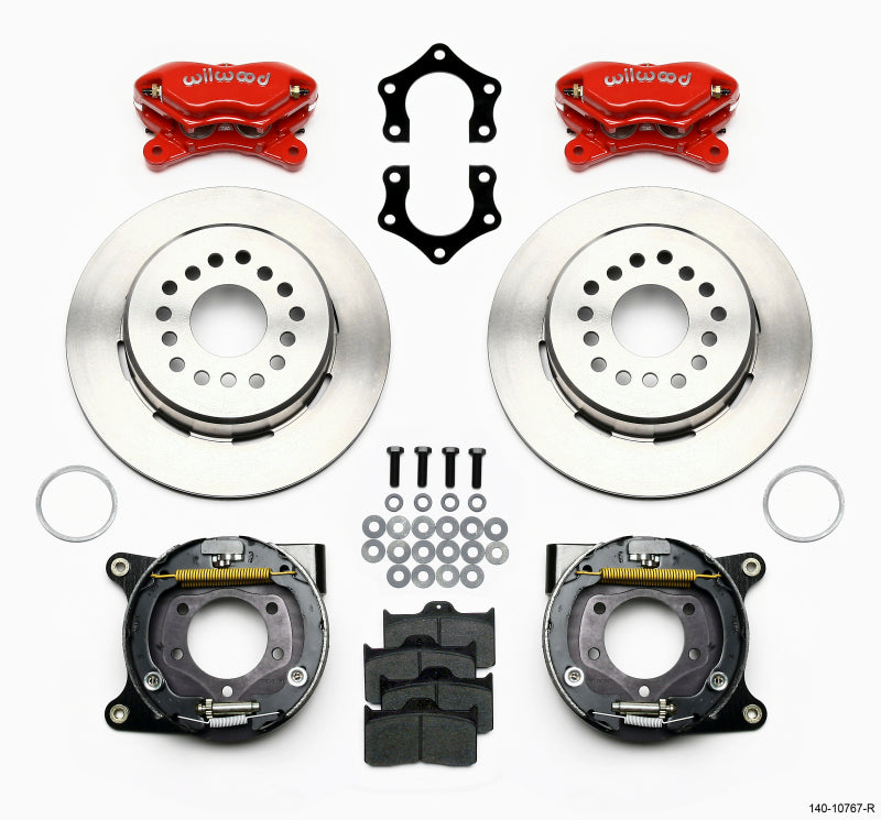 Wilwood Forged Dynalite P/S Park Brake Kit Mopar/Dana 2.50in Off w/Snap Ring Brng