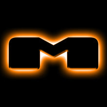 Load image into Gallery viewer, ORACLE Lighting Universal Illuminated LED Letter Badges - Matte Blk Surface Finish - M