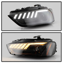 Load image into Gallery viewer, Spyder 13-16 Audi A4/S4 HID Model Only Projector Headlights - Black PRO-YD-AA413HIDSI-BK
