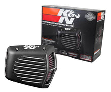 Cargar imagen en el visor de la galería, K&amp;N Street Metal Intake System for 08-16 Harley Davidson Touring Models - Shaker Black